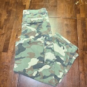 OUTDOORLIFE Camouflage Cargo Pants Mens 36x28 (tag 38x30) Utility Workwear
